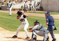 Chuck Lopez batting